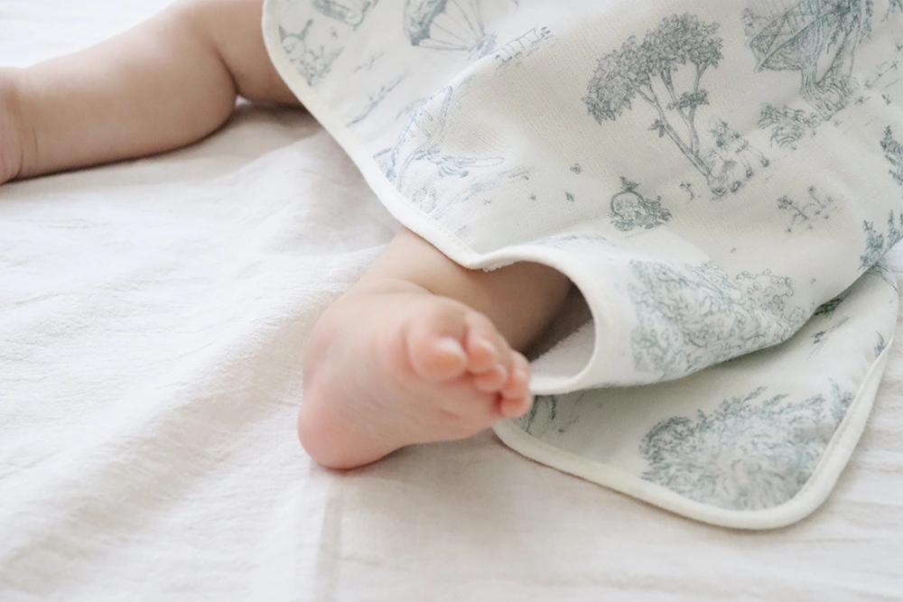 赤ちゃんの肌にも優しいガーゼ&パイル