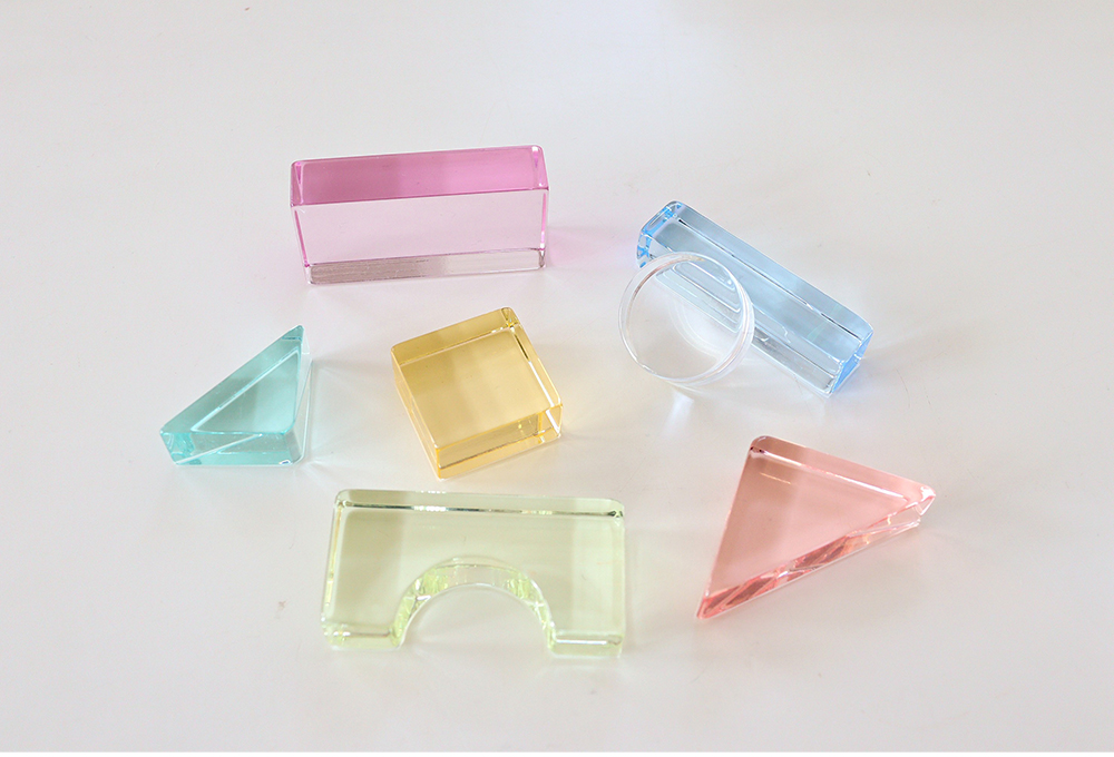 Lumiere Cubes アクリル積み木単品 正方形