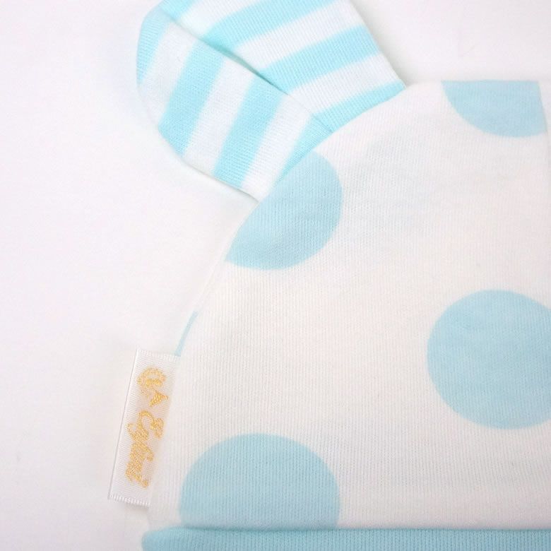 シェリ ベビーキャップ ブルー