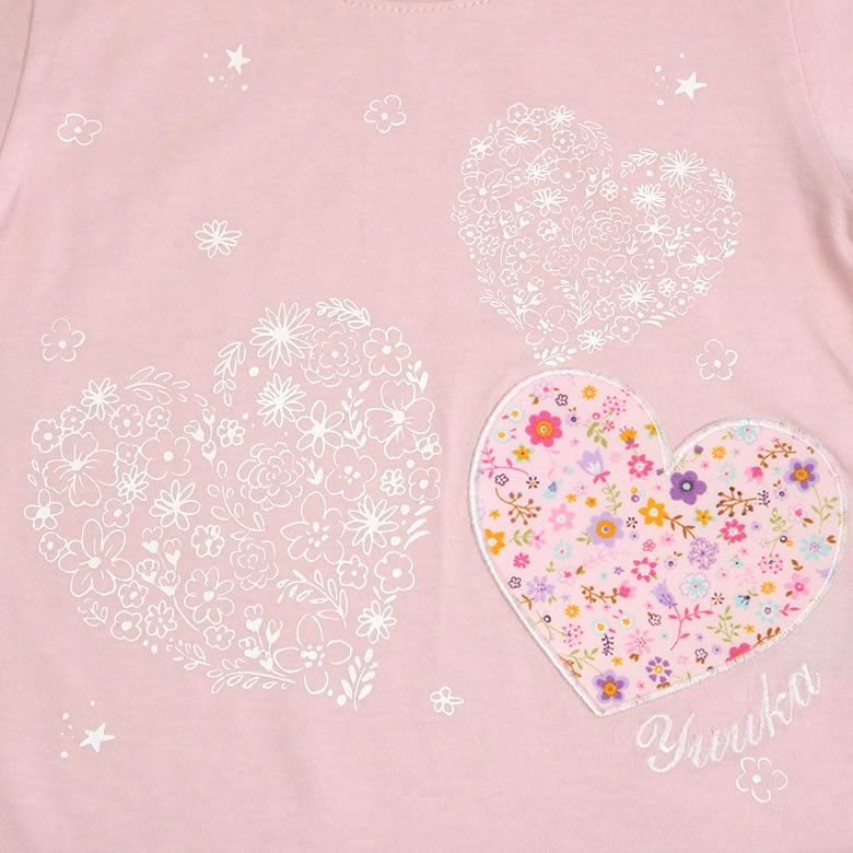 プリティパッチ ハートロンパース ピンク