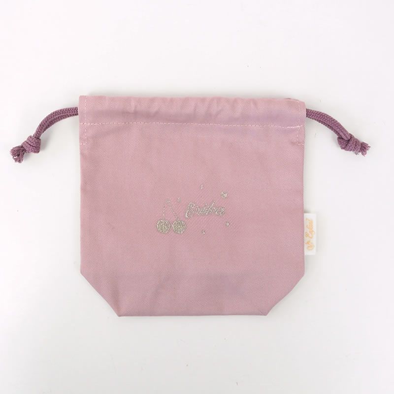 ラフィネ 巾着バッグ(小) レーヴ　ピンク