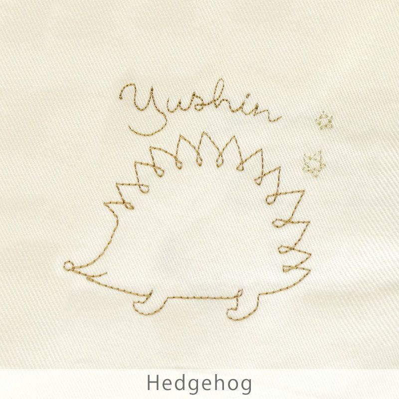 ジョリー 巾着バッグ（中）刺繍デザイン