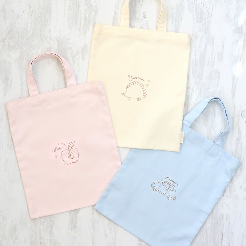 ジョリー トートバッグ　刺繍デザイン