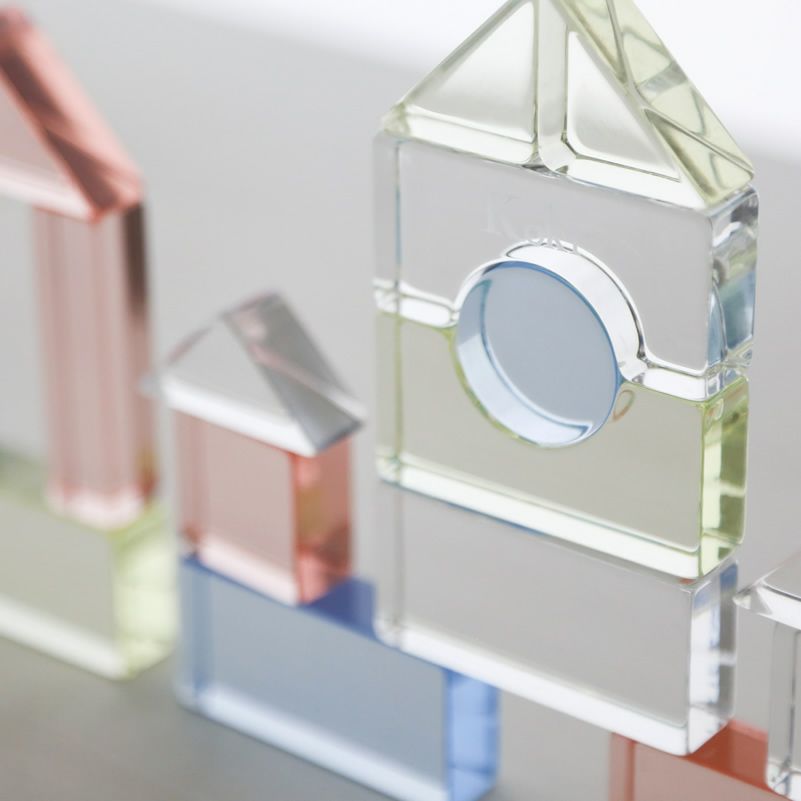 Lumiere Cubes アクリル積み木 43ピース(日本製) | Bellevie Enfant