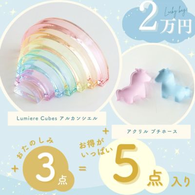 2022 ベルビーアンファン福袋 ２万セット・アクリル積み木