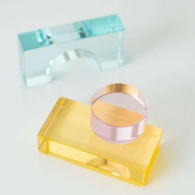Lumiere Cubes Feerie アクリル＆木の積み木 26ピース(日本製