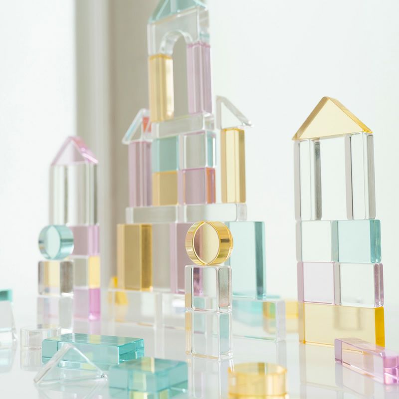 Lumiere Cubes Feerie アクリル積み木 26ピース(日本製) | Bellevie Enfant