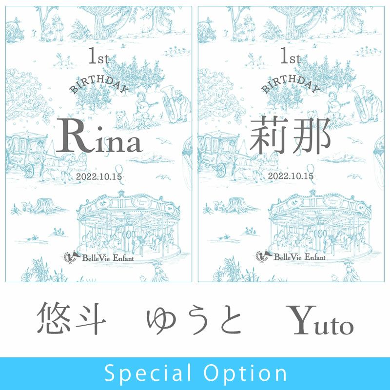 一升米で選び取り(10袋タイプ)セット　名入れオプション